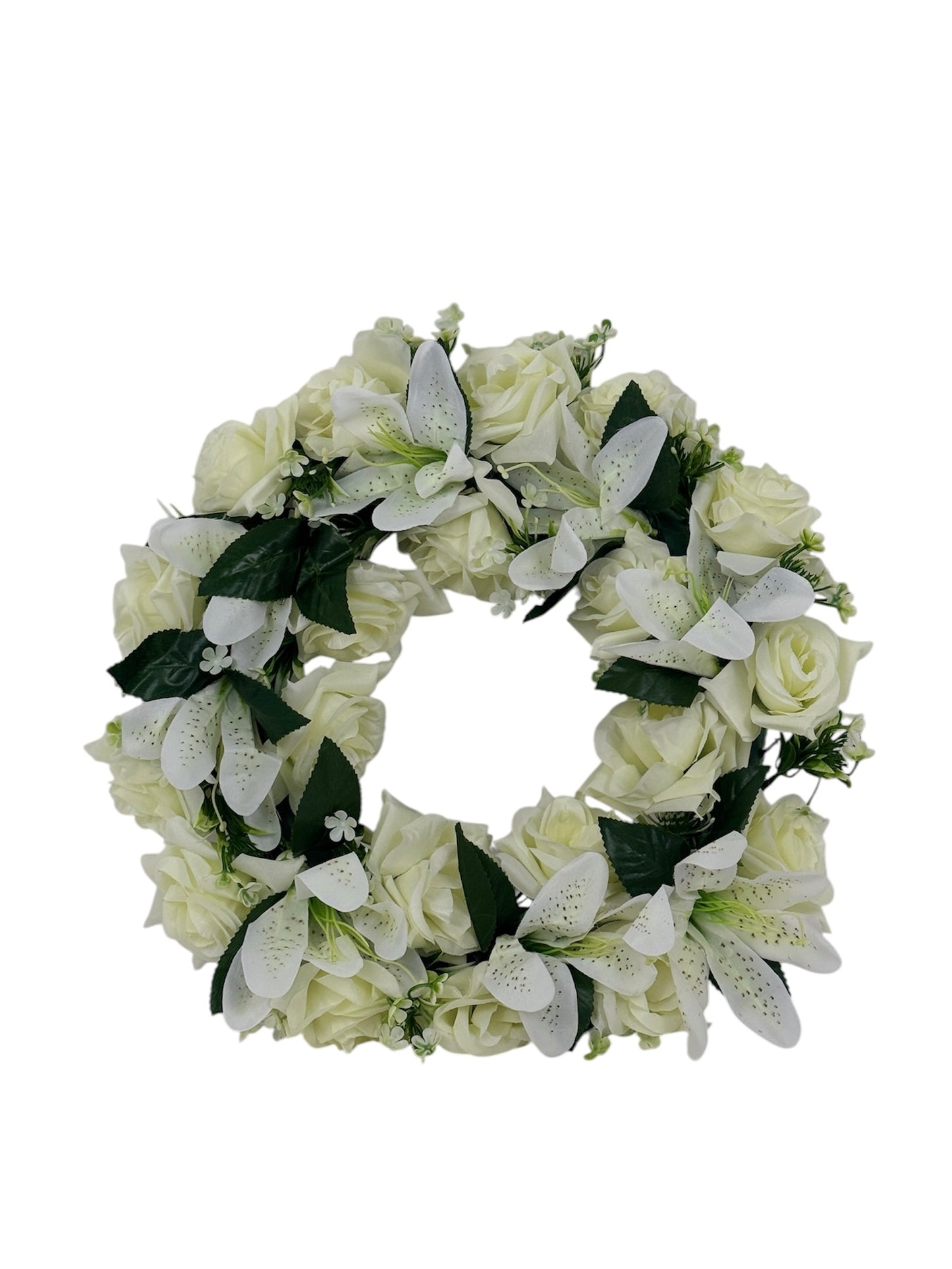 Coronita cu Flori Trandafiri /Crin 38cm