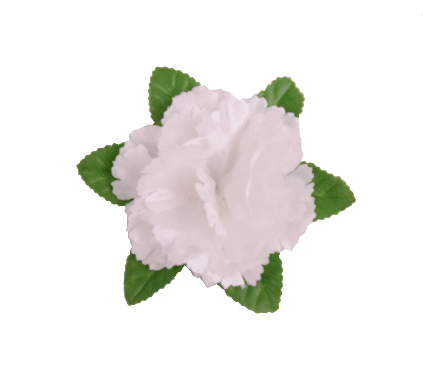Set 90 buc flori artificiale funerare, Cap Garoafa cu frunza