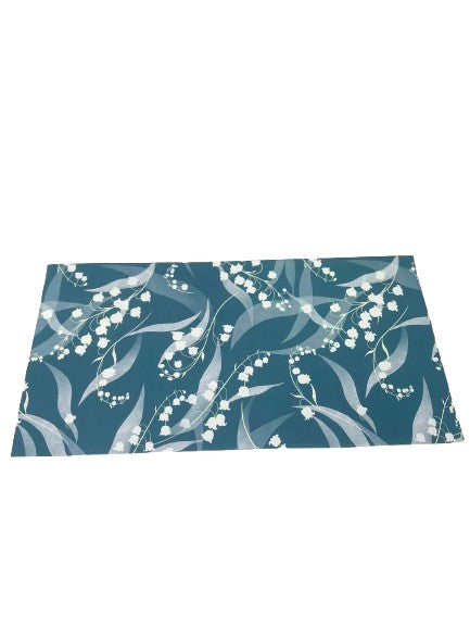 Celofan cu lacramioare pentru buchete de flori de culoare albastra