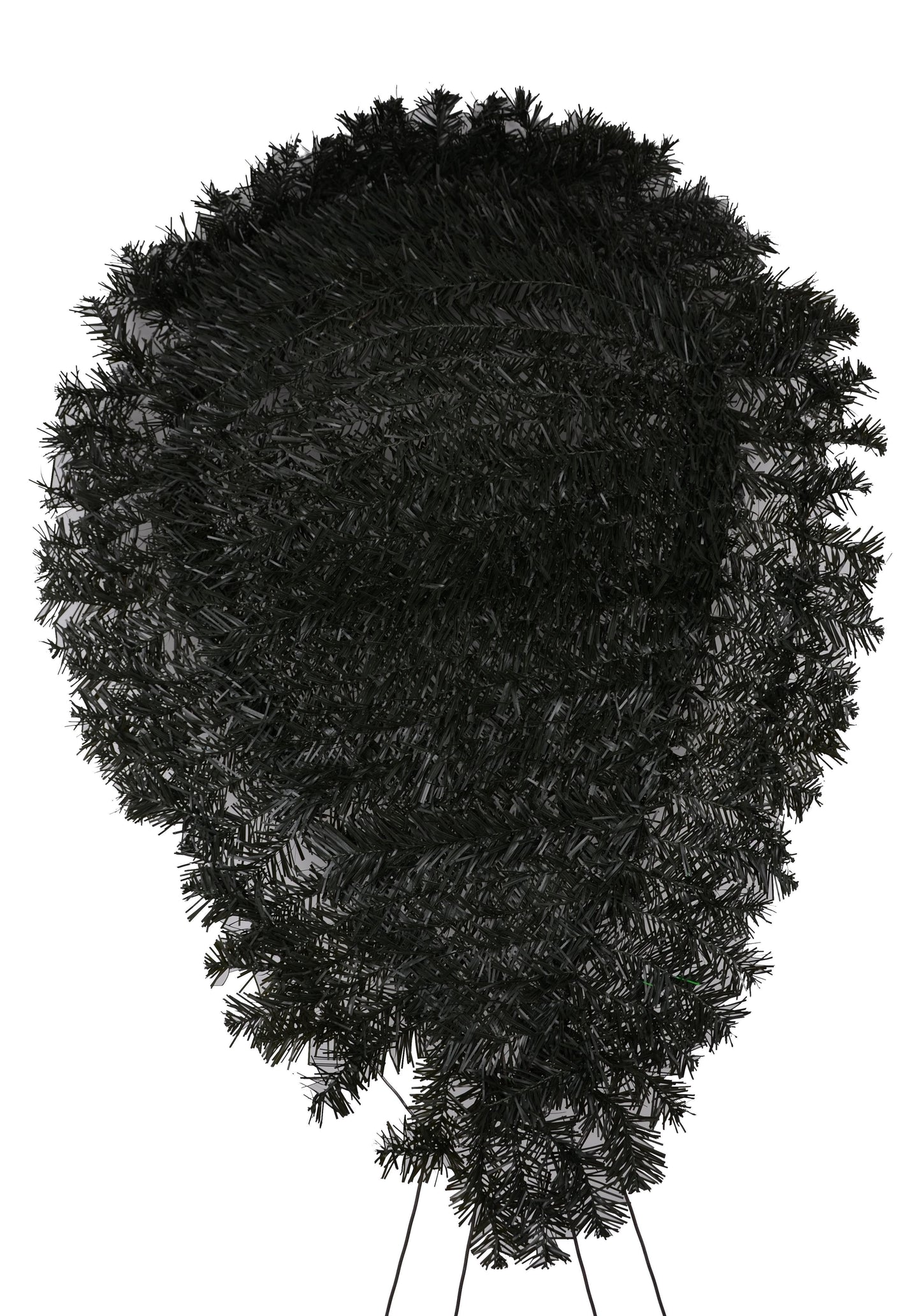 Coroana brad tip lacrima plina invers H 120 cm C3