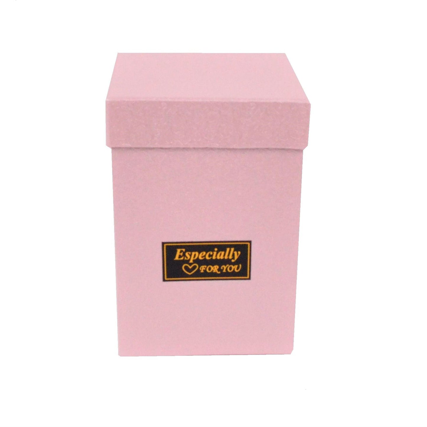 Cutie patrata cu inscriptie de culoare Roz