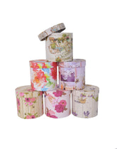 Cutie rotunda cu imprimeu H 12