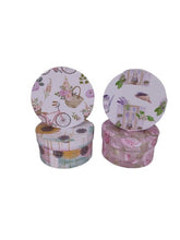 Cutie rotunda cu imprimeu foto