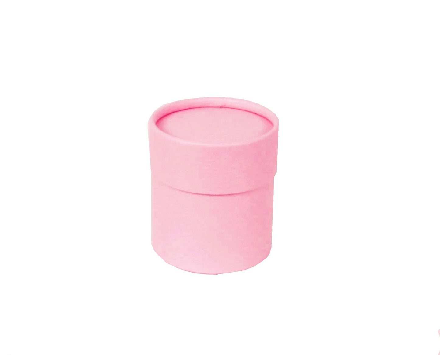 Cutie rotunda uni cu capac de culoare Roz