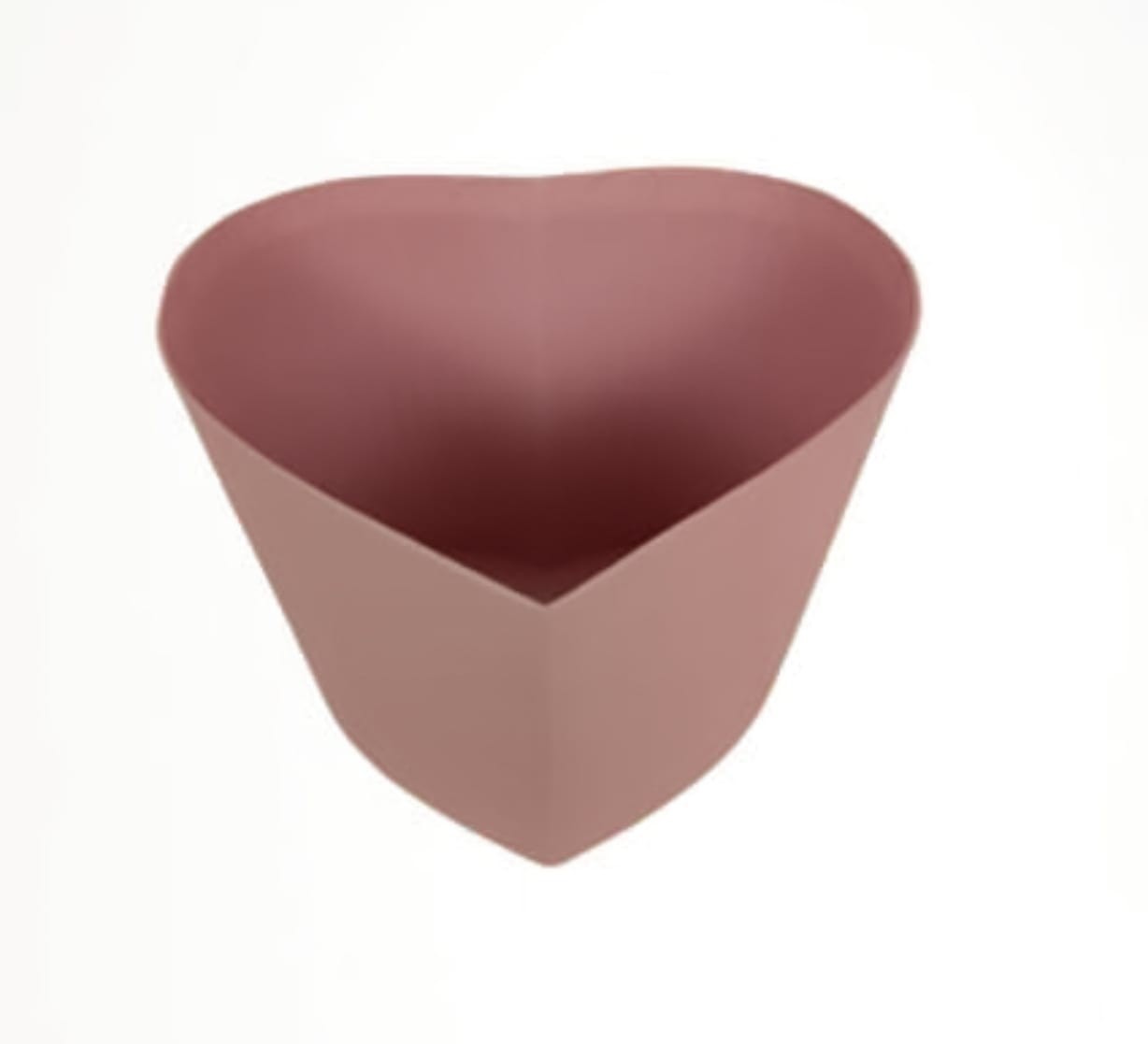 Cutie Tip Inima Uni pentru Flori D10x14 H10 cm