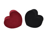 Cutie tip inima uni din velur