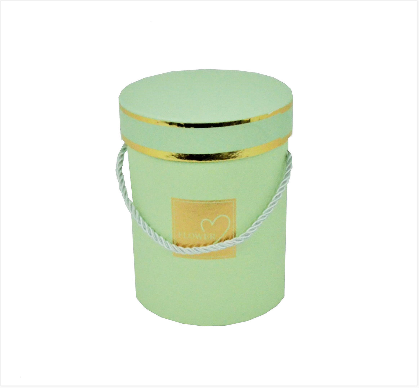 Cutie Rotunda Diplomat cu Toarta pentru Flori D12 x H16 cm