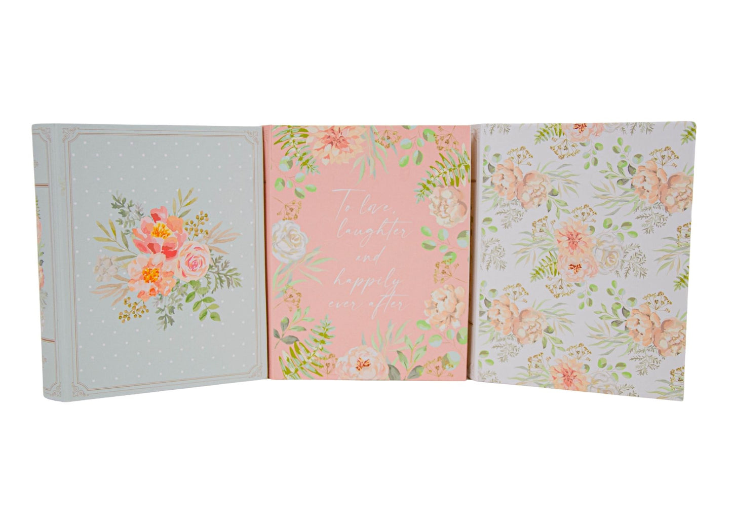 Set 3 Cutii Cadou Tip Carte cu Model Floral pentru Flori