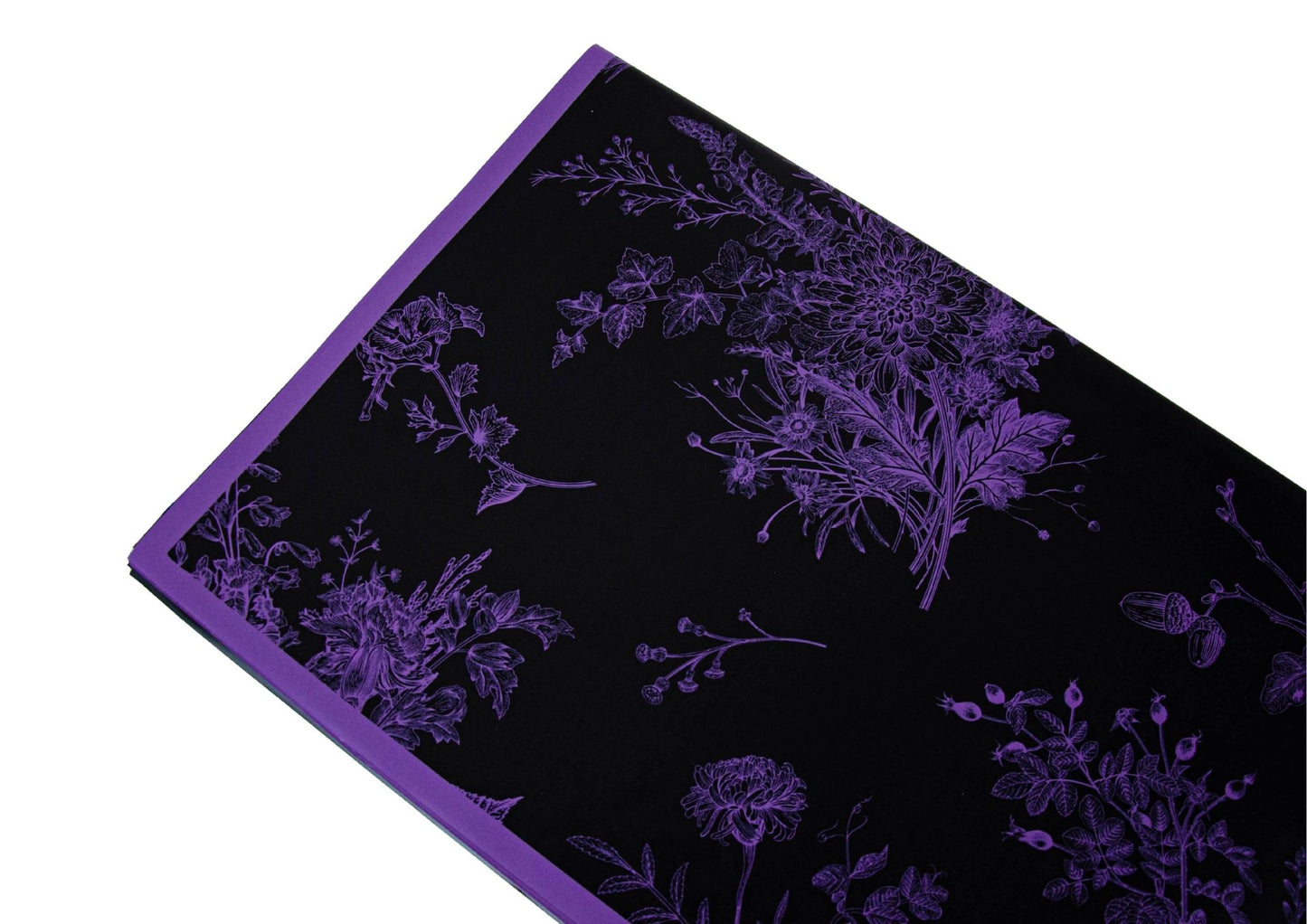 Celofan Premium Doua Fete Patrat Cu Frunze Model 46