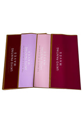 Folie patrata uni cu chenar si valuri model 49