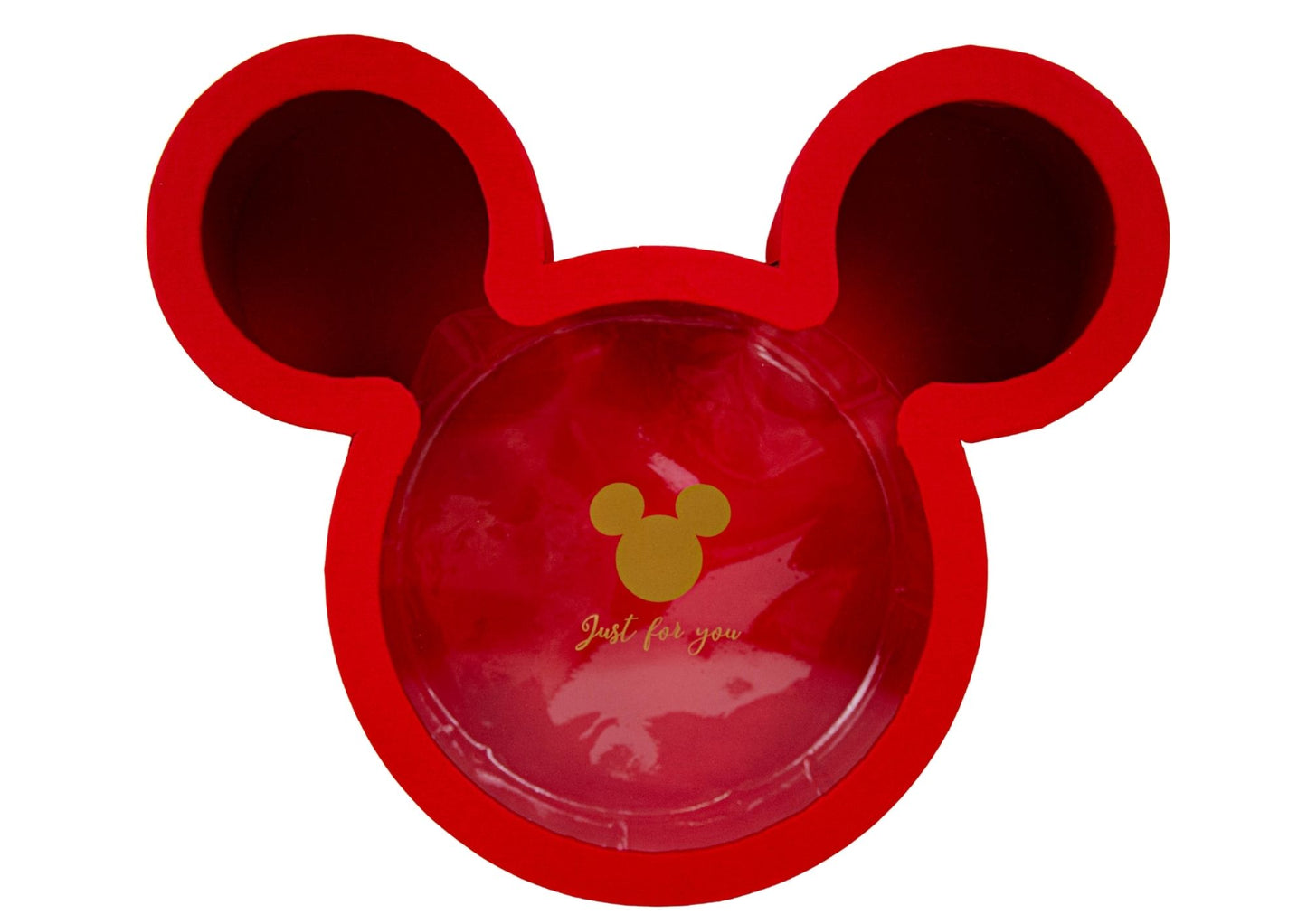 Cutie Mickey cu Capac Transparent pentru Flori D24x29 H10 cm