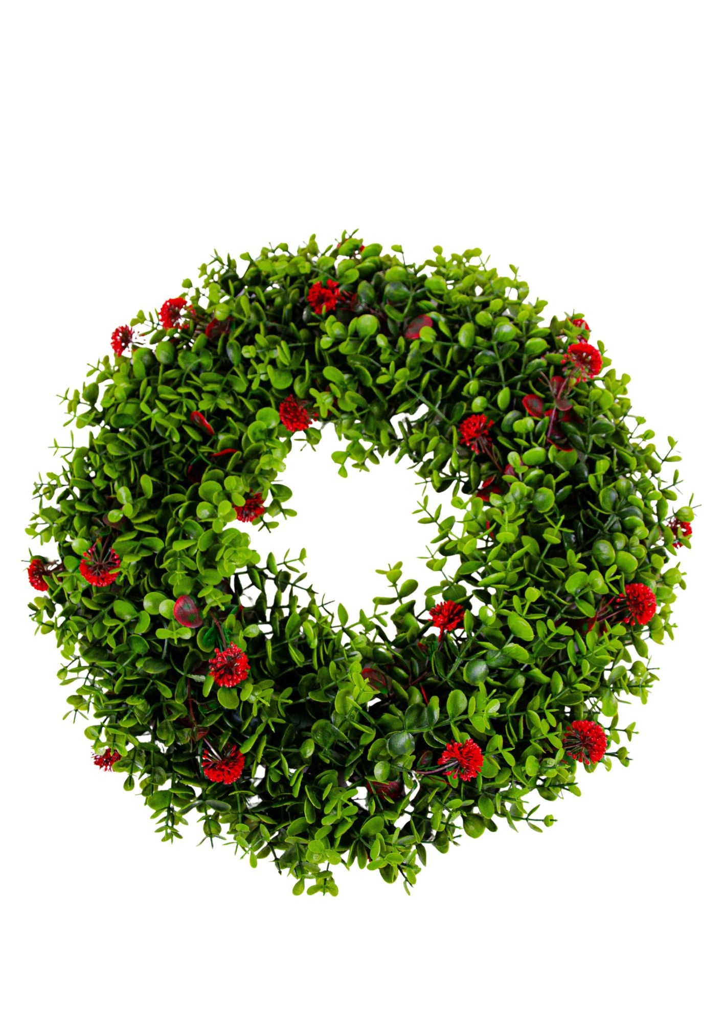 Coronita cu Floricele Rosii din Plastic