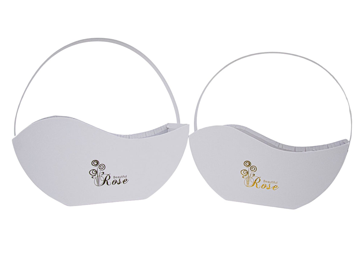 Set doua ghivece din carton - imprimeu Rose