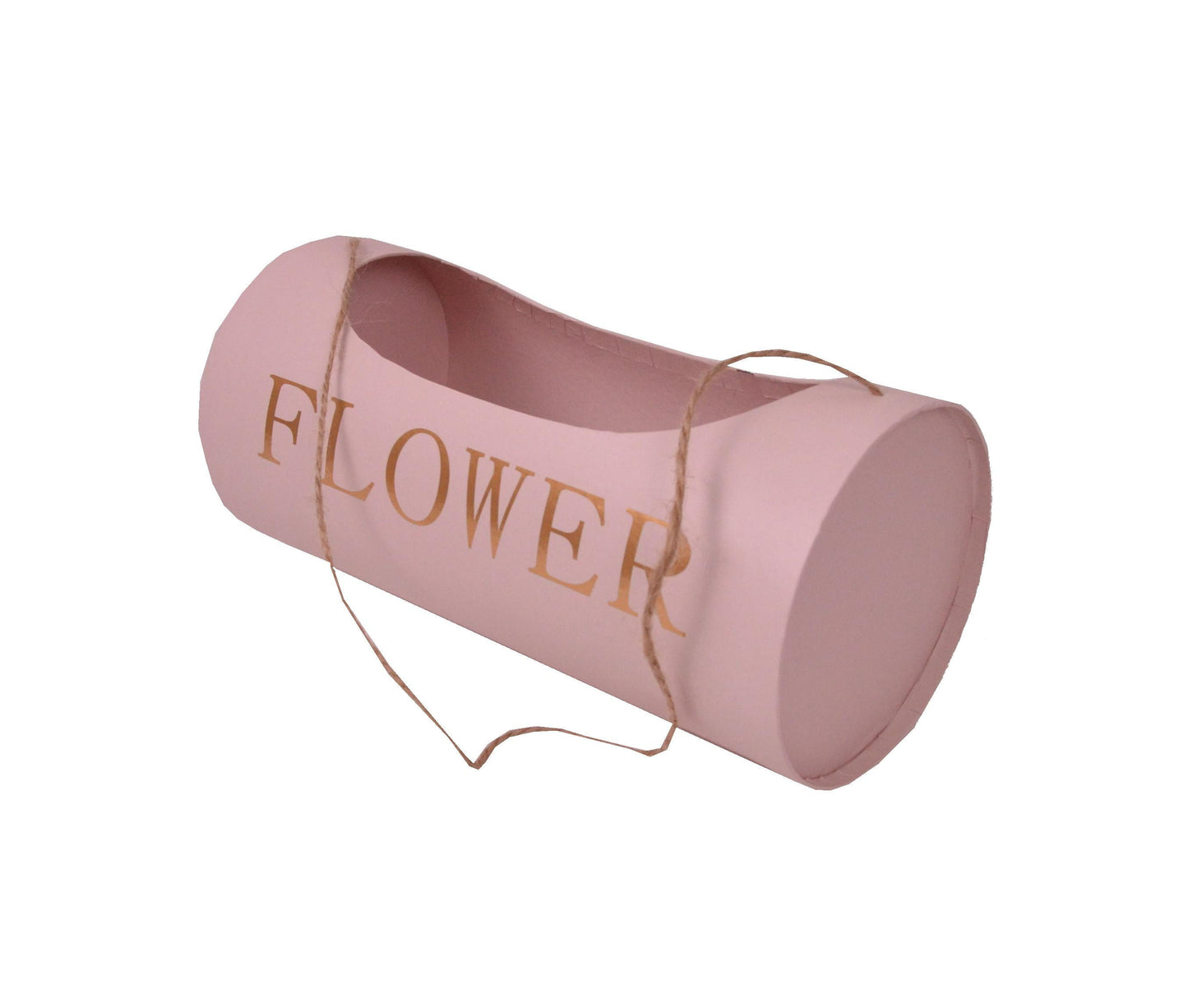 Ghiveci cilindric din carton uni