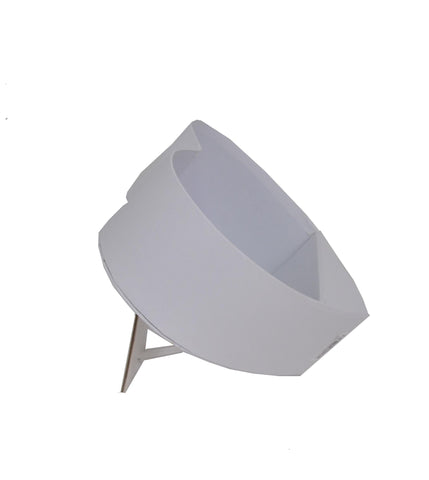 Ghiveci din carton in forma de inima uni Ghiveci din carton in forma de inima uni