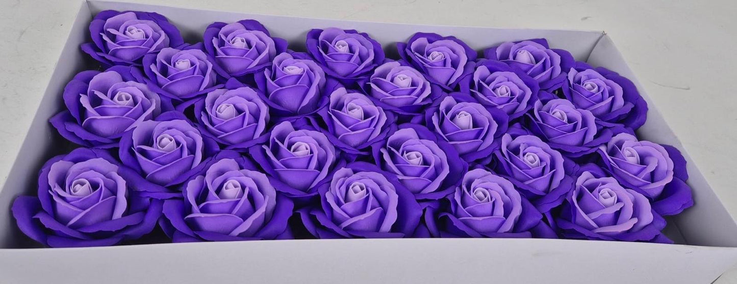 Set 25 trandafiri de sapun 23 petale D 6.5