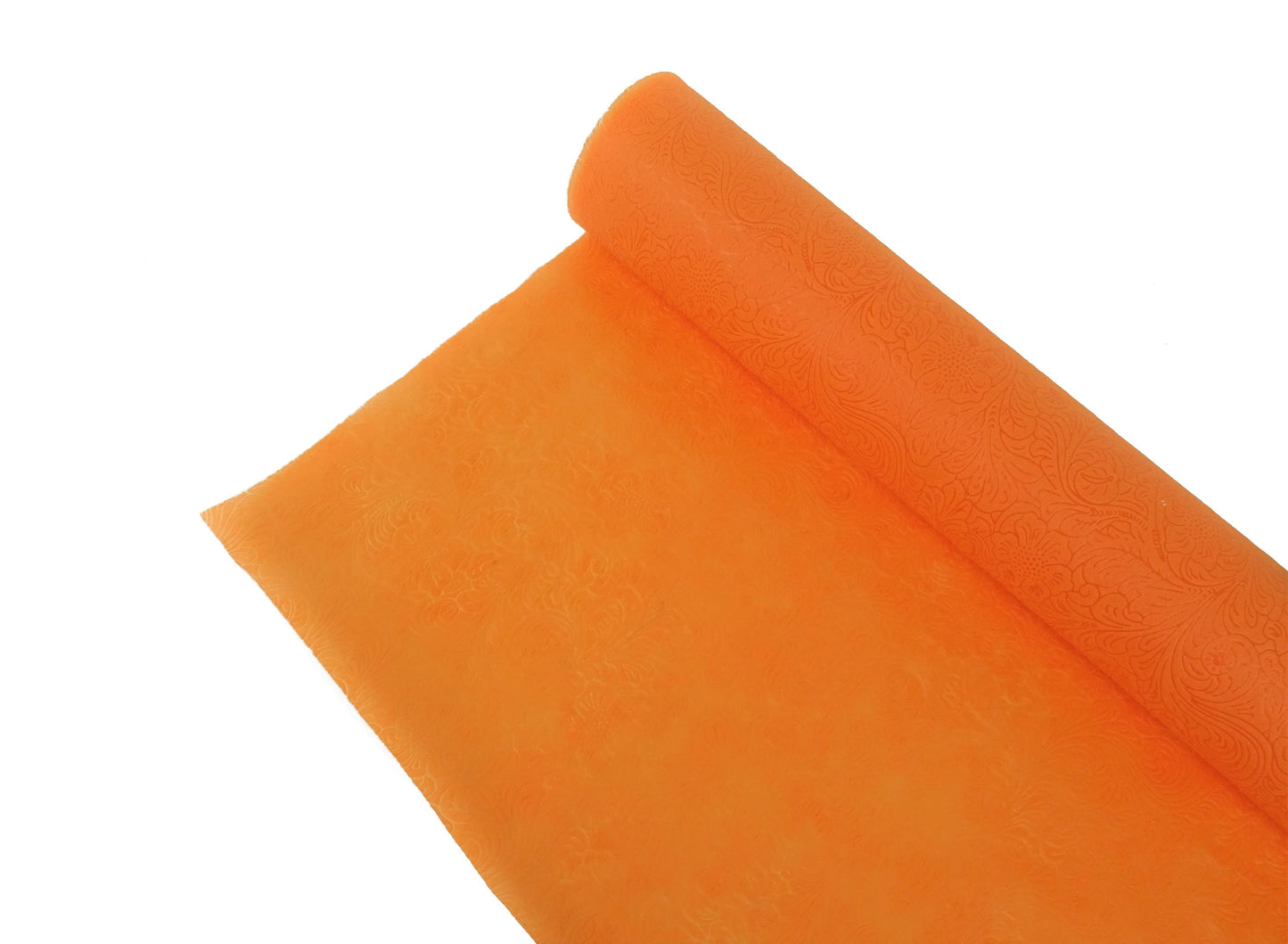 Panza Impermeabila Model Floral portocaliu