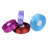 Panglica din satin cu buline 3,8 cm