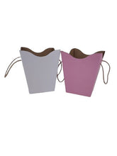 Set 10 ghivece din carton, patrat