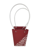 Set 10 pungi din carton uni cu imprimeu simplu