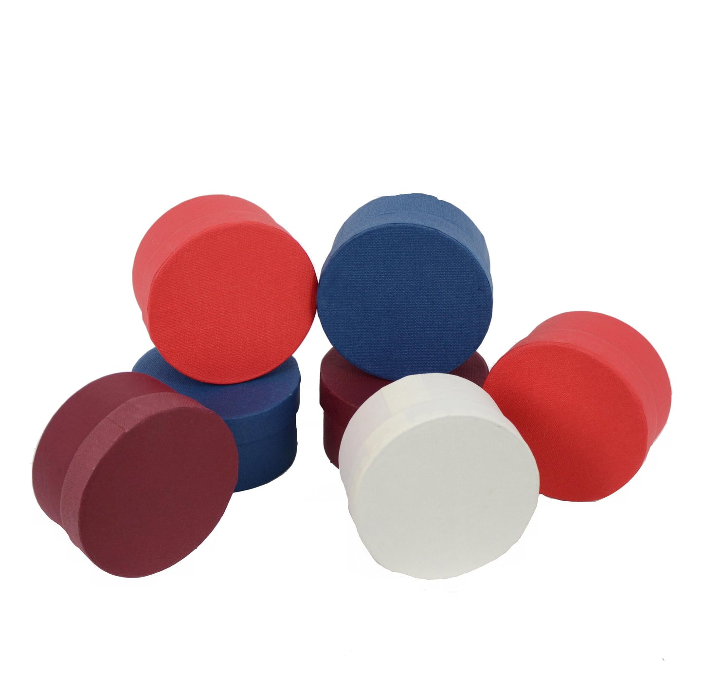 Set 12 Cutii Rotunde Mici Uni pentru Flori H6