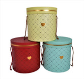 Set 5 cutii rotunde model plasa