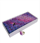 Set 50 trandafiri de sapun degrade multicolori