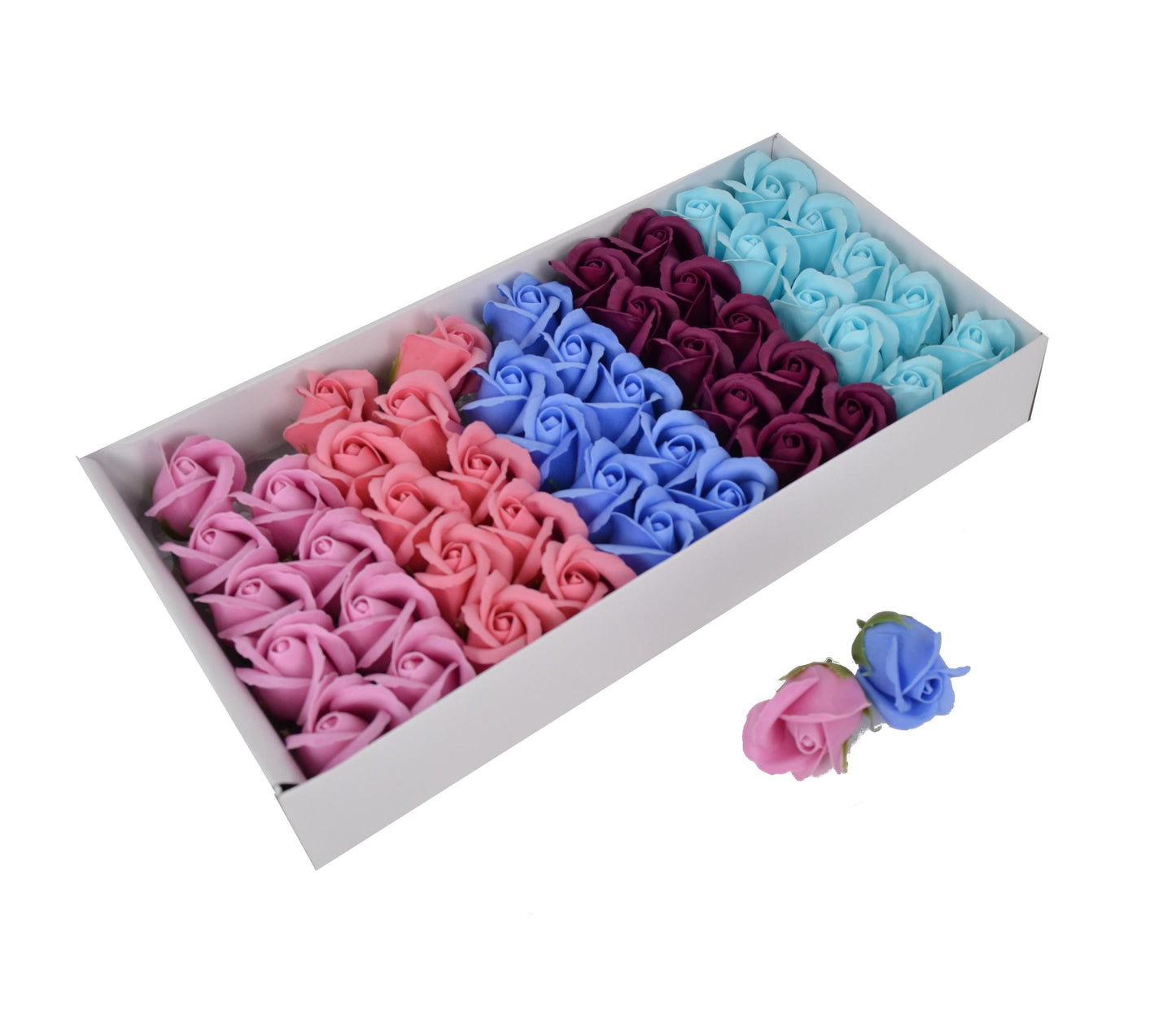 Set 50 trandafiri de sapun culori diferite