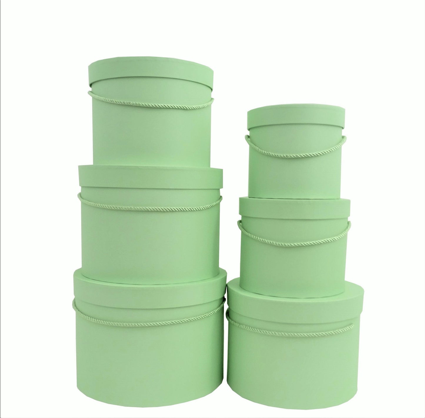 Set 6 Cutii Rotunde Uni pentru Flori H15-H20