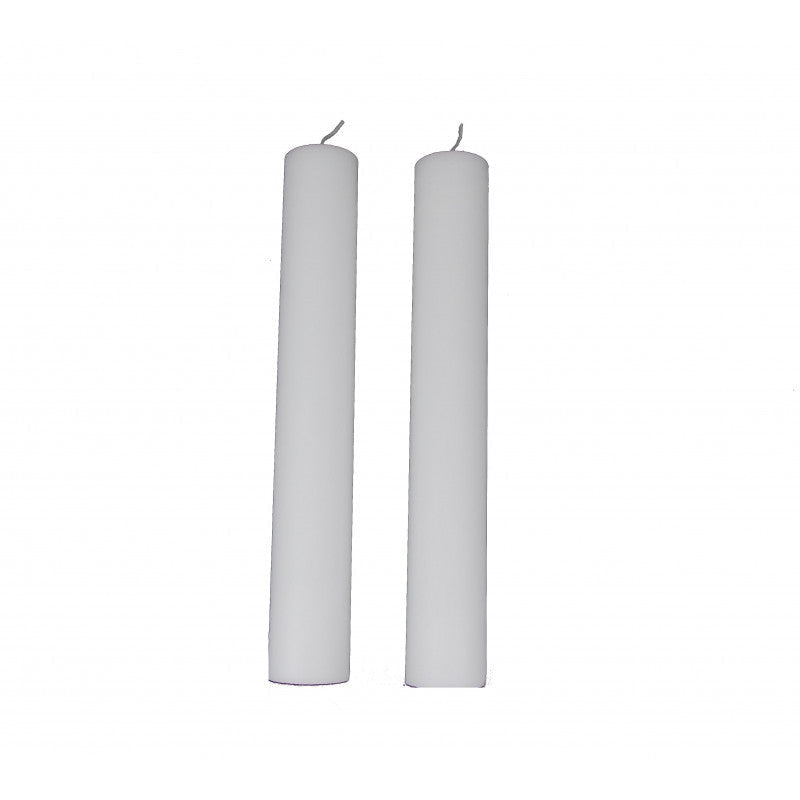 Set doua lumanari nunta tip I drepte h 40 / d 5,8 cm