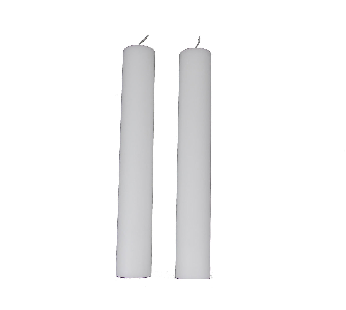 Set doua lumanari nunta tip II drepte h 37/ d 5,8 cm