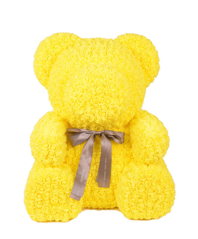Ursulet din trandafiri de spuma  H 70 fara cutie Ursulet din trandafiri de spuma  H 70 fara cutie