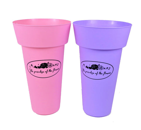 Vaza de plastic conica uni Vaza de plastic conica uni