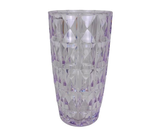 Vaza rotunda din plastic acrilic H 15.5
