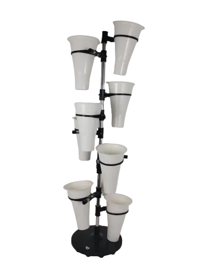 Suport cu 9 ghivece pentru flori