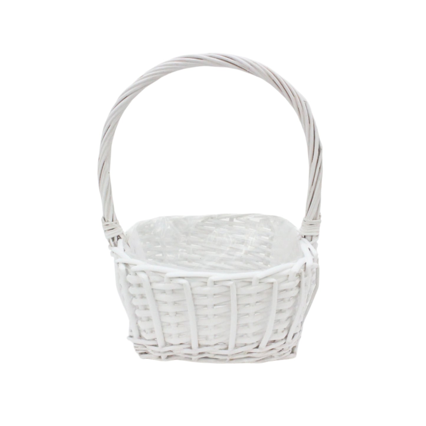 Cos din Rachita Forma Patrata Alb