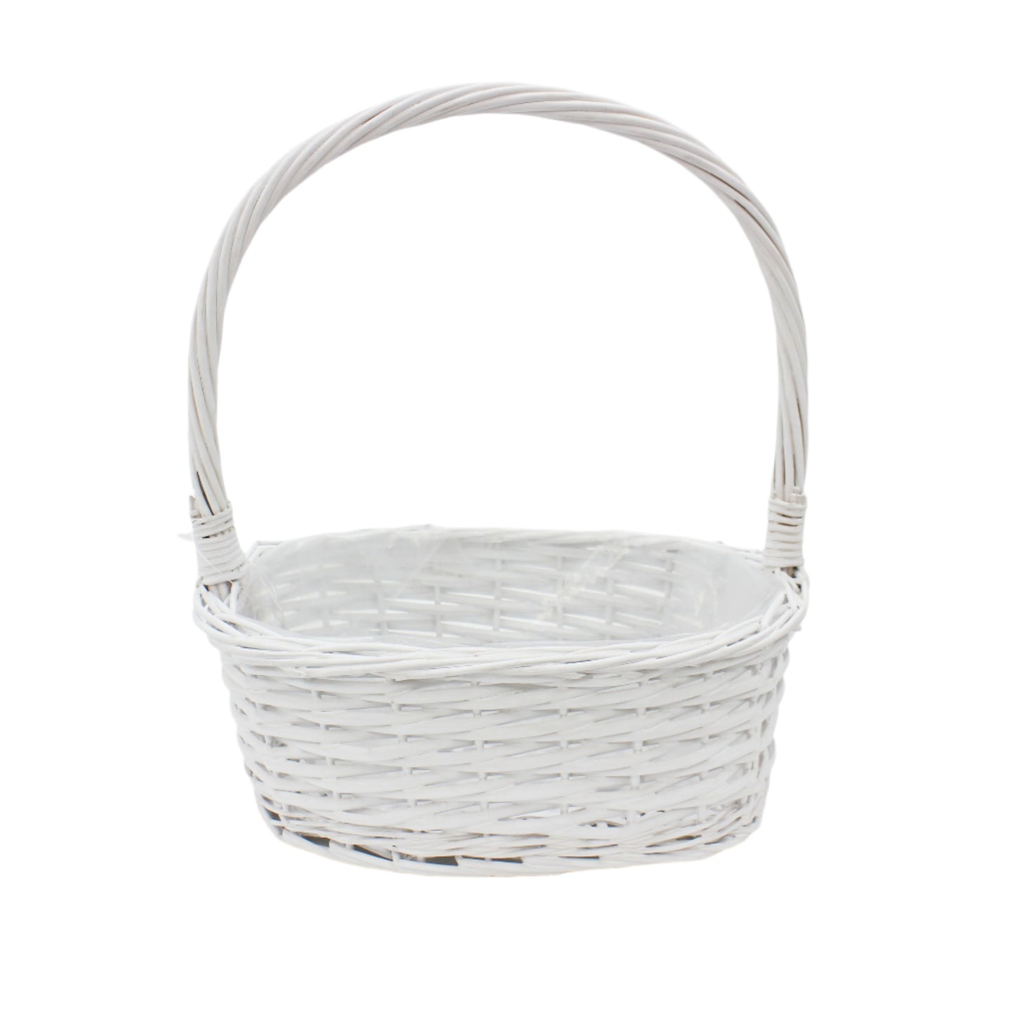 Cos din Rachita Forma Ovala Alb