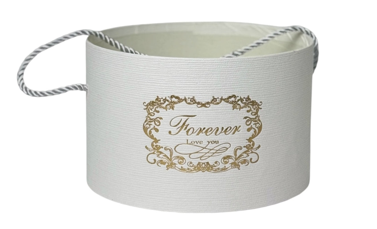 Cutie Rotunda Decoratiuni pentru Aranjamente Florale D20 x l13 cm
