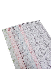 folie patrata doua fete cu flori model 55