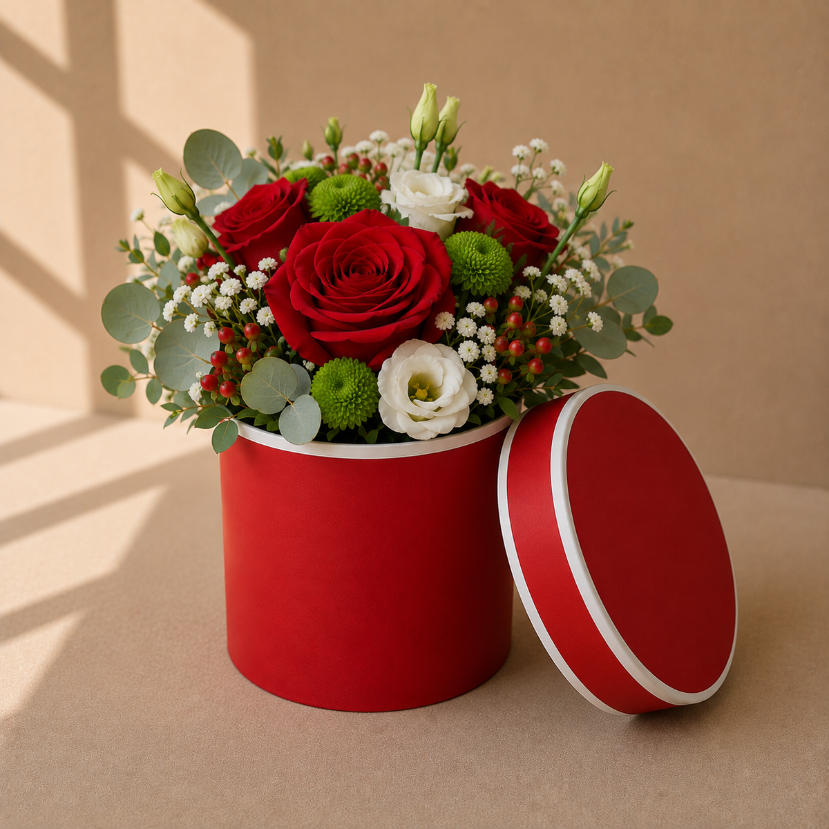 Cutie Rotunda Diplomat pentru Flori Premium D11cm H11cm