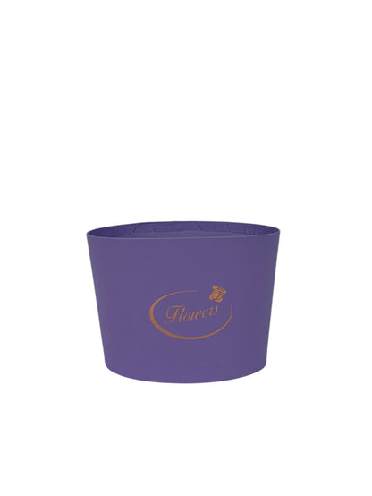Cutie Ovala Uni pentru Flori Premium D8/14 x H10 cm