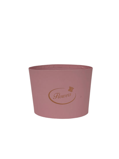 Cutie Ovala Uni pentru Flori Premium D8/14 x H10 cm