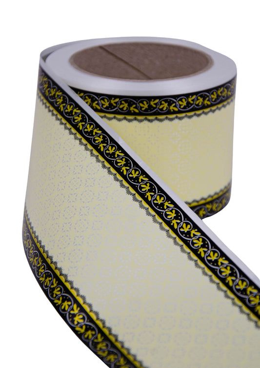 Panglica funerara 8cm x 40m Model 4