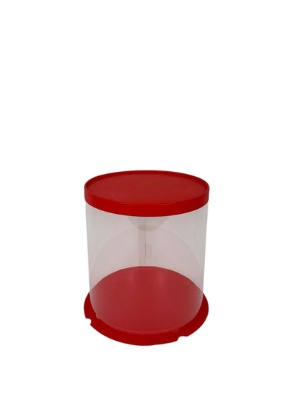 Cutie Rotunda Transparenta Medie pentru Flori D22 x H16 cm