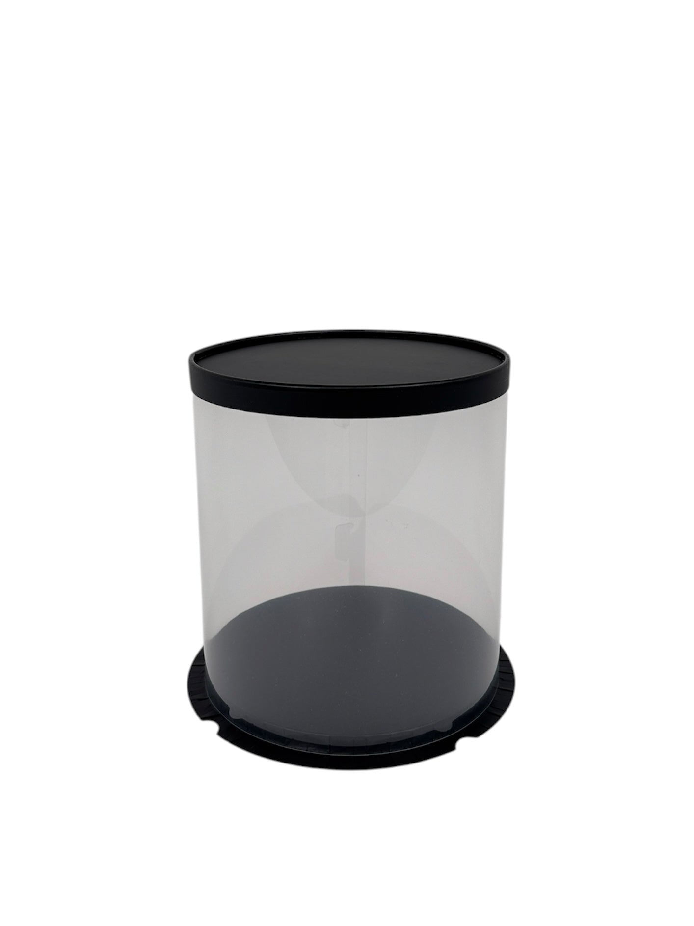 Cutie Rotunda Transparenta Medie pentru Flori D22 x H16 cm
