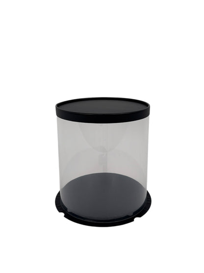 Cutie Rotunda Transparenta Medie pentru Flori D22 x H16 cm