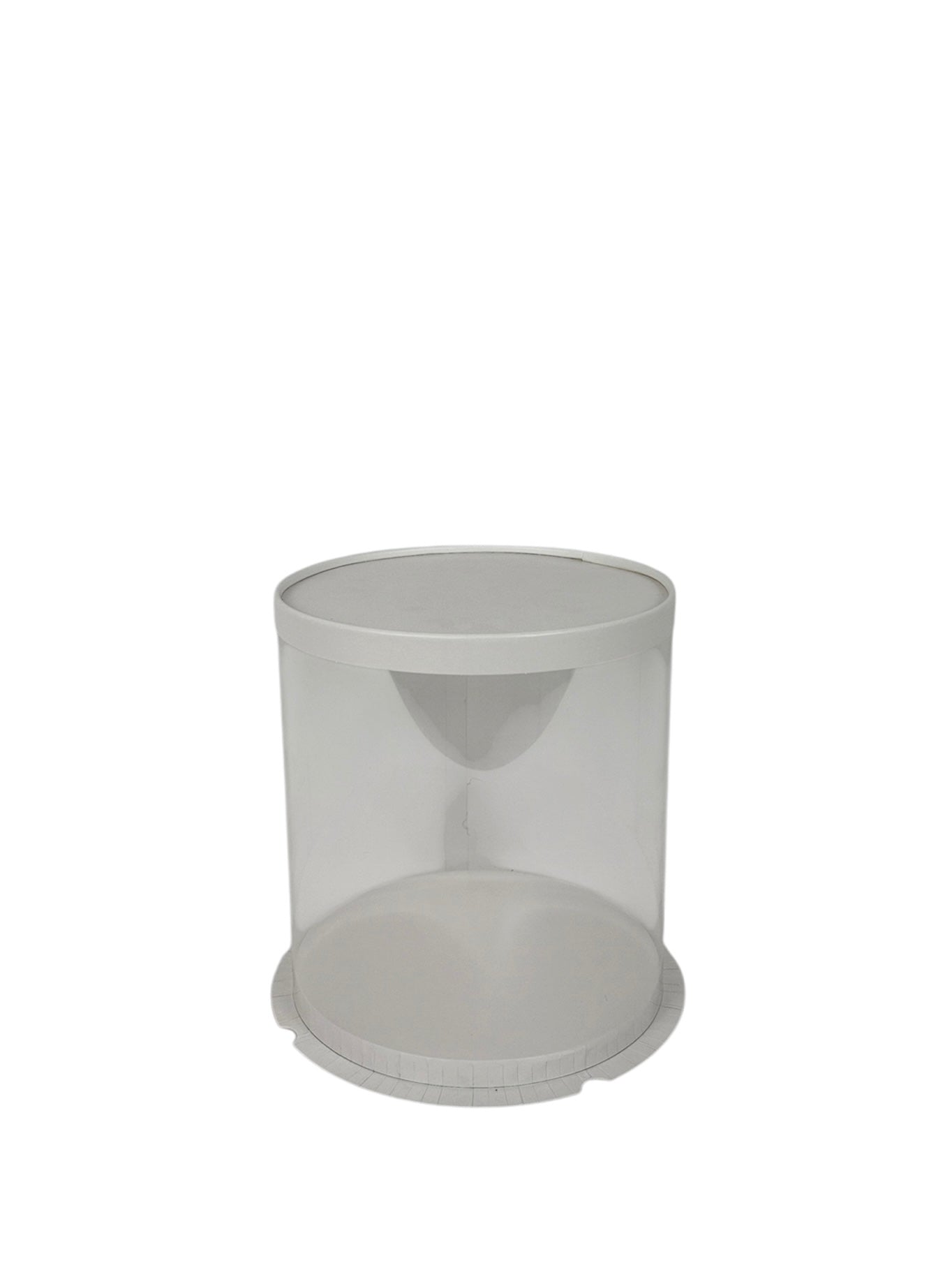 Cutie Rotunda Transparenta Medie pentru Flori D22 x H16 cm