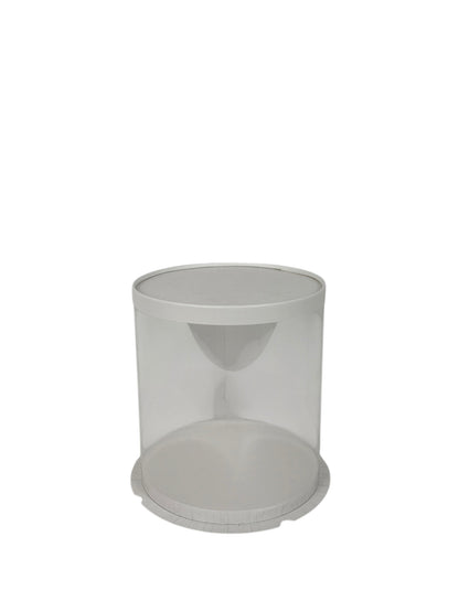 Cutie Rotunda Transparenta Medie pentru Flori D22 x H16 cm
