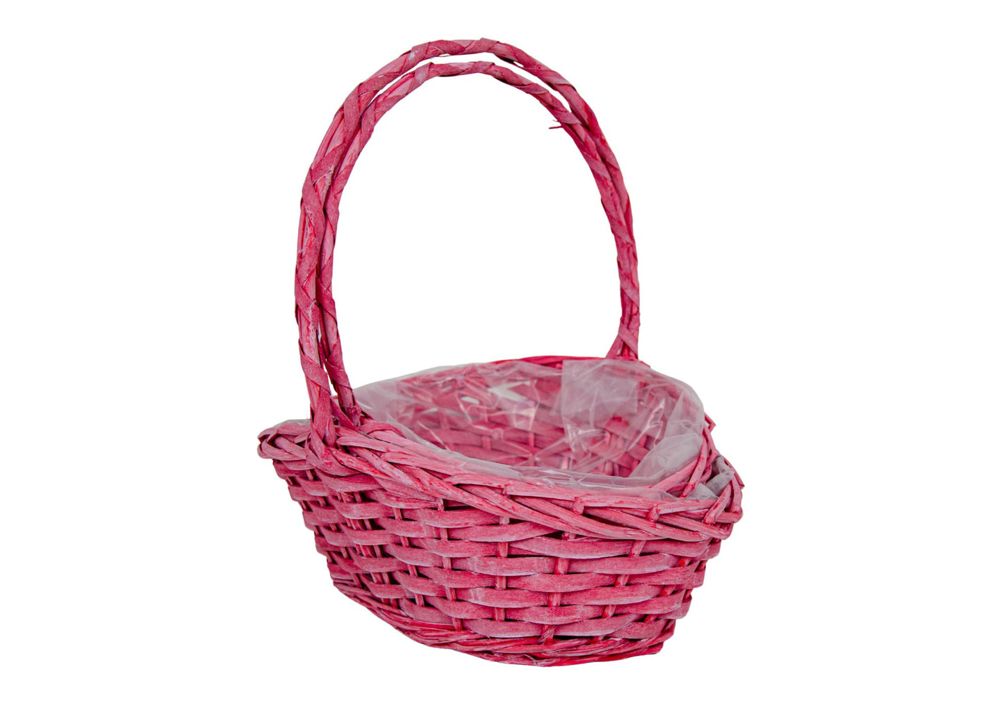 Set 2 Cosuri din Rachita, Forma de Munte, Roz Inchis