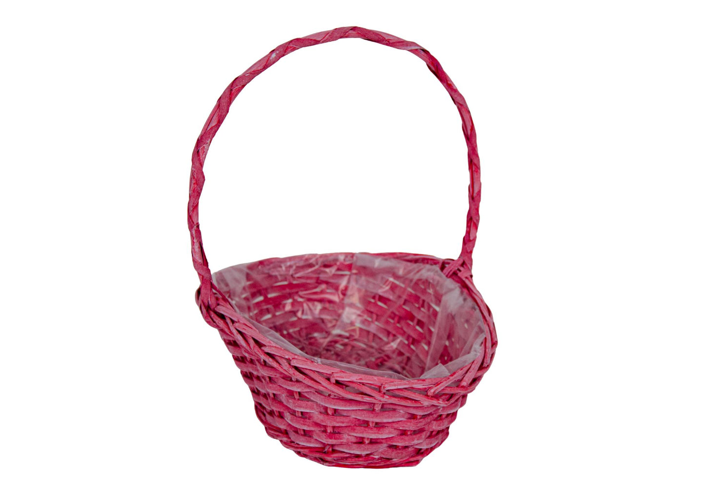 Set 2 Cosuri din Rachita, Forma de Munte, Roz Inchis